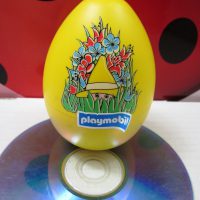 Playmobil Easter Egg Pikeman Figure Yellow 1997 Geobra European