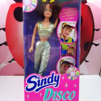 SINDY DISCO Doll BRUNETTE Curls Silver Green SI 18650 Hasbro Giochi Preziosi