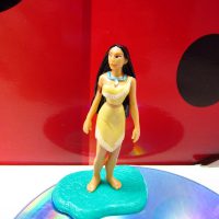 DISNEY Pocahontas Mini Figure Statue Rubber Collectible Miniature Applause