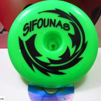 Sifounas GREEK FRISBEE FLYING DISC 80s Unique Shape Cone Green