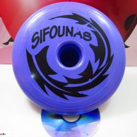 Sifounas GREEK FRISBEE FLYING DISC 80s Unique Shape Cone Purple